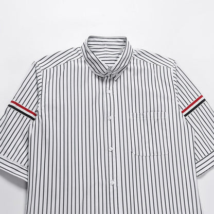 Unisex Pocket Webbing Short Sleeve Shirt（复制） THOM TREND