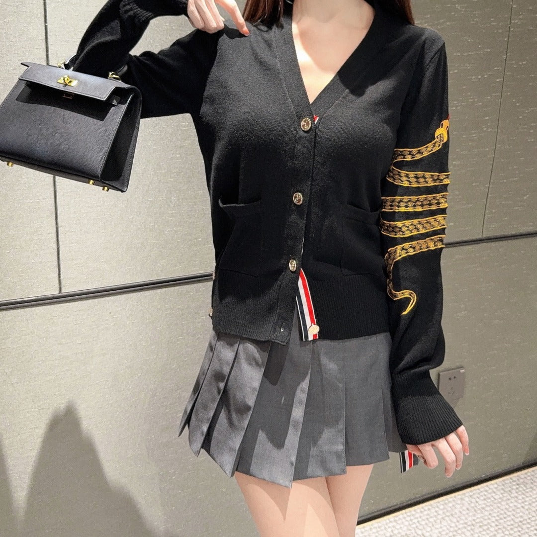 THOM Lapel knitted sweater jacket（复制） THOM TREND