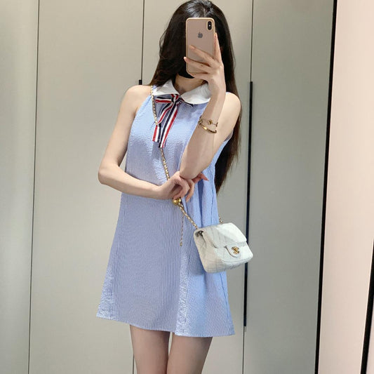Blue Striped Shirt Dress（复制） THOM TREND