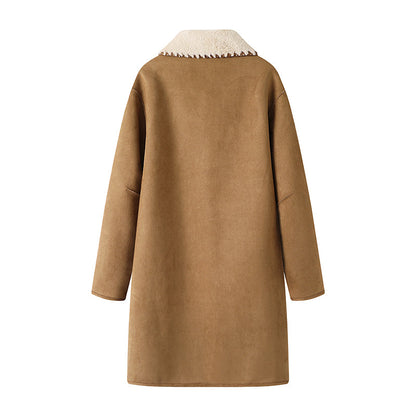 2025SS Women's suede coat THOM TREND
