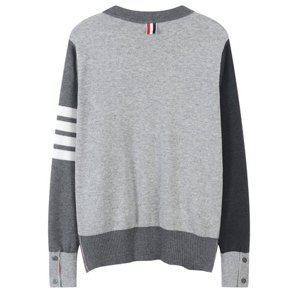 Women's color block sweater