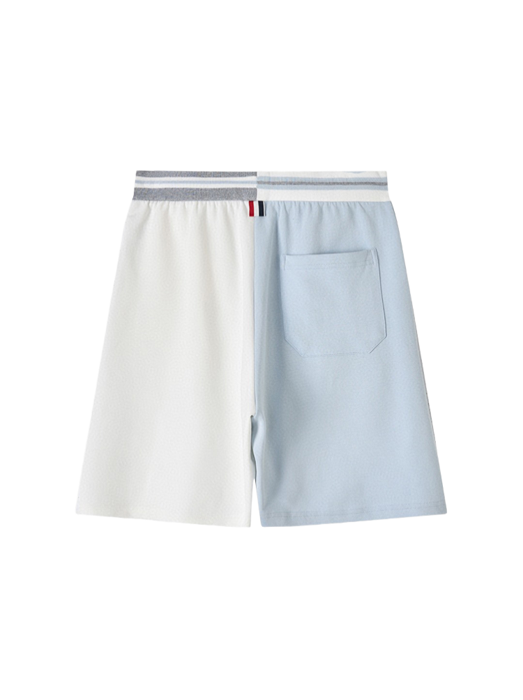 Unisex left and right colorblock T-shirt（副本） THOM TREND