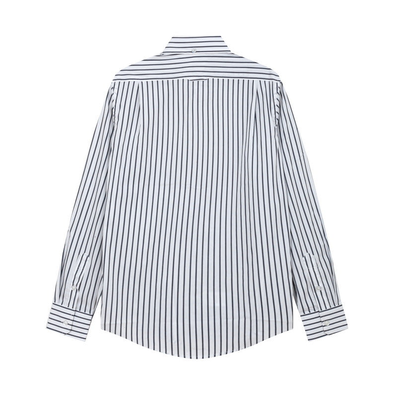 Blue and white patchwork shirt（副本） THOM TREND