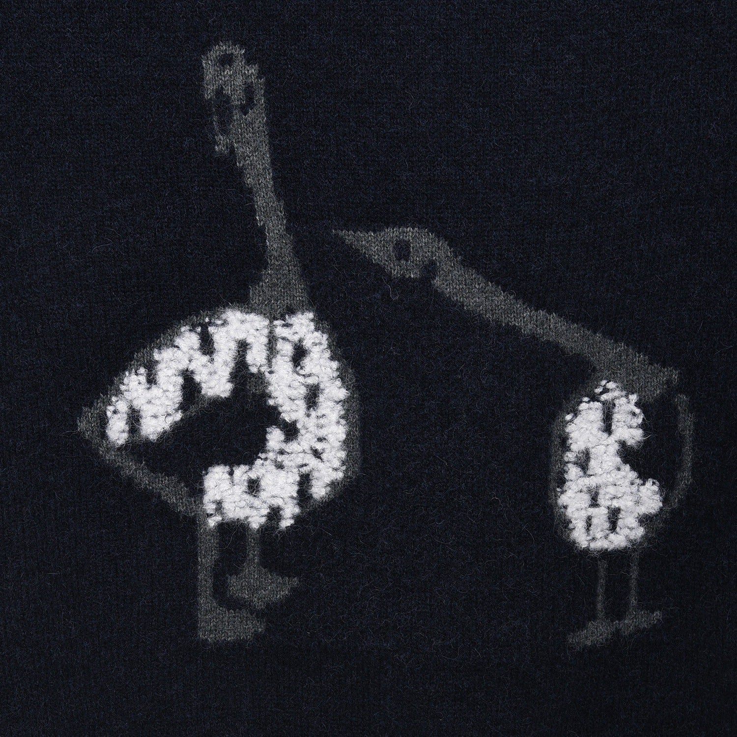 2025SS duck jacquard sweater jacket THOM TREND