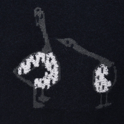 2025SS duck jacquard sweater jacket THOM TREND