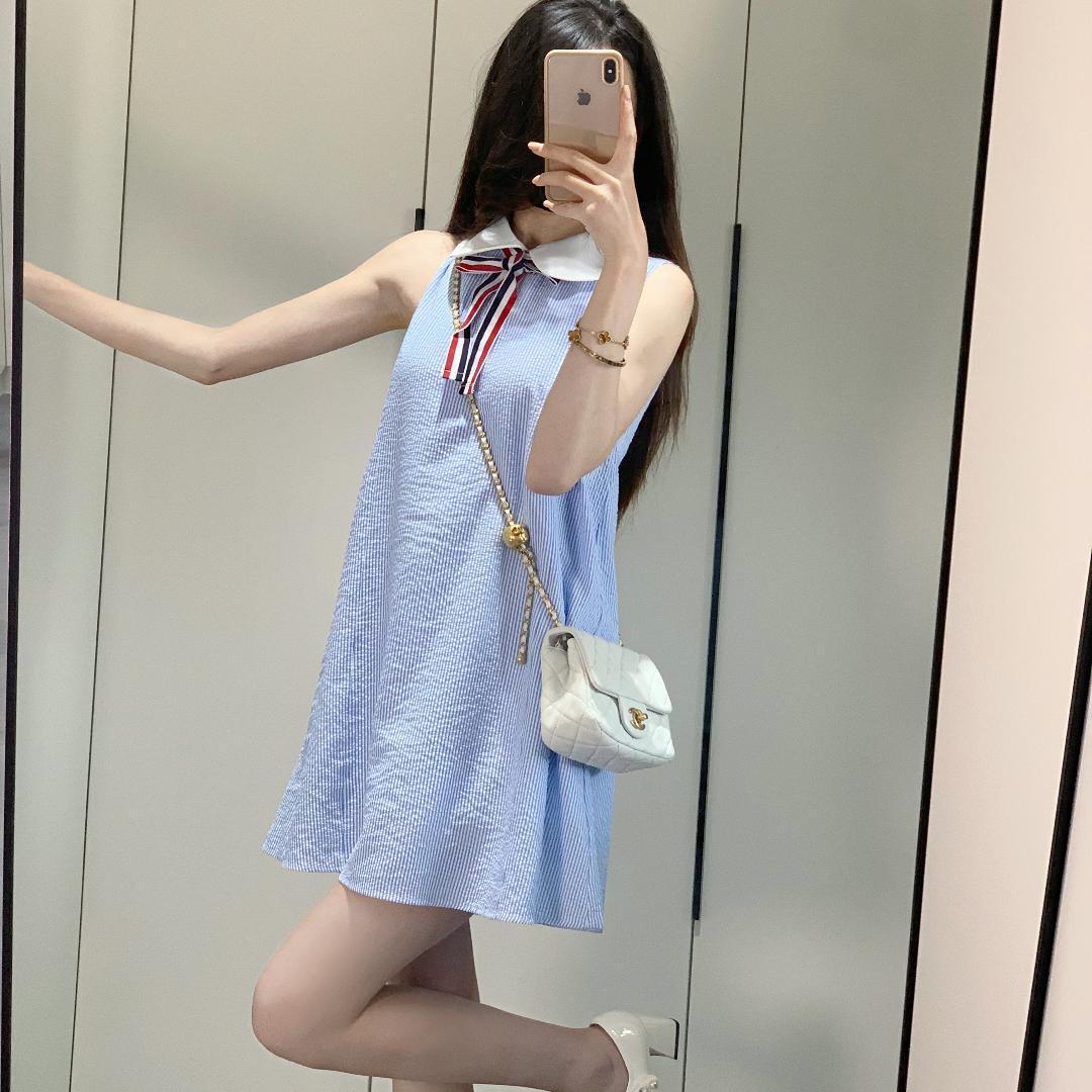 Blue Striped Shirt Dress（复制） THOM TREND