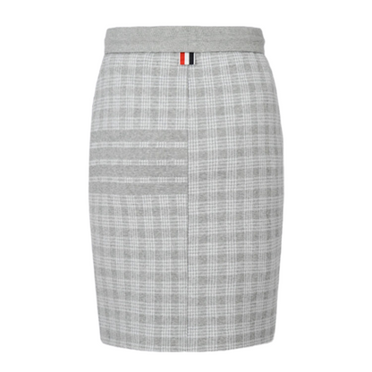 2025SS Plaid striped skirt THOM TREND