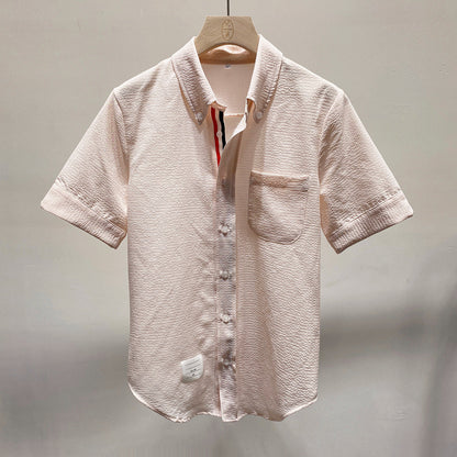 Puppy embroidered short sleeves（复制） THOM TREND