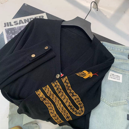 THOM Lapel knitted sweater jacket（复制） THOM TREND