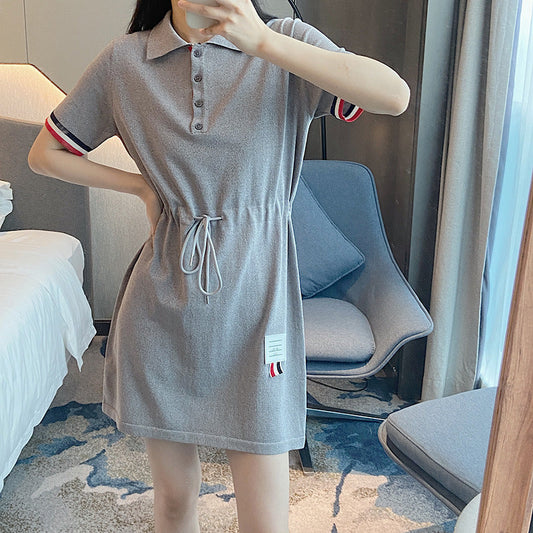 Mid-length Polo T-shirt dress