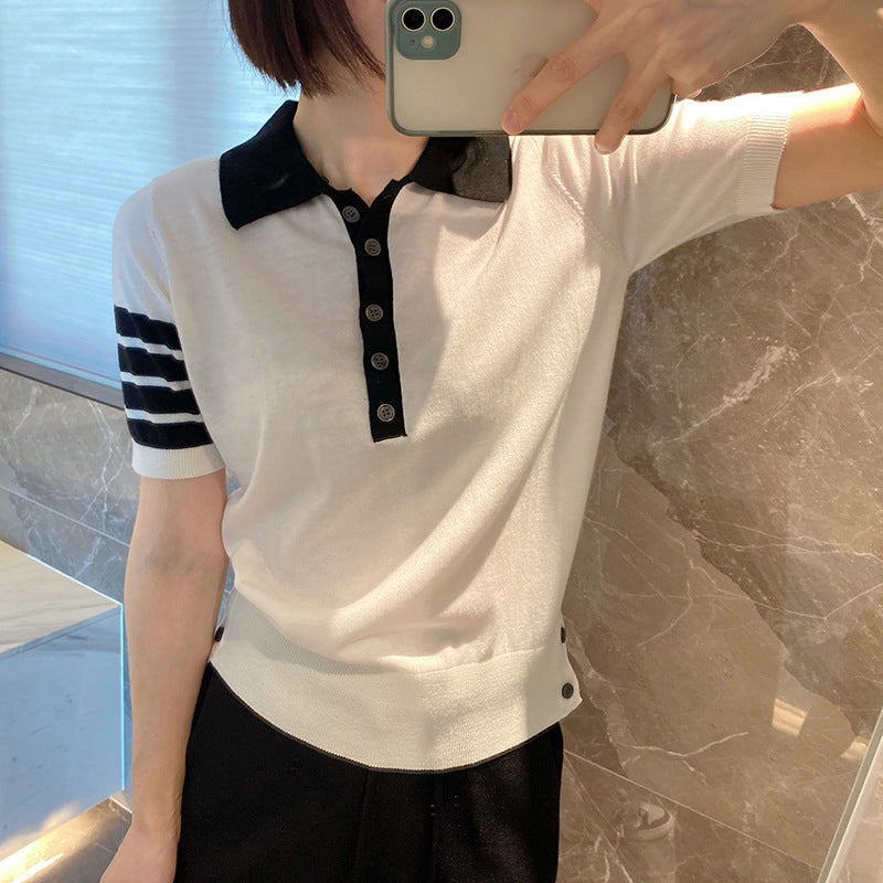 Flower sweater T-shirt