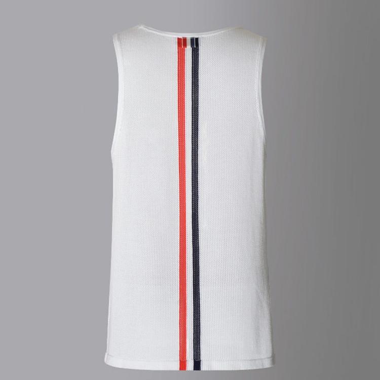 Unisex Hollow Mesh Sleeveless T-Shirt THOM TREND