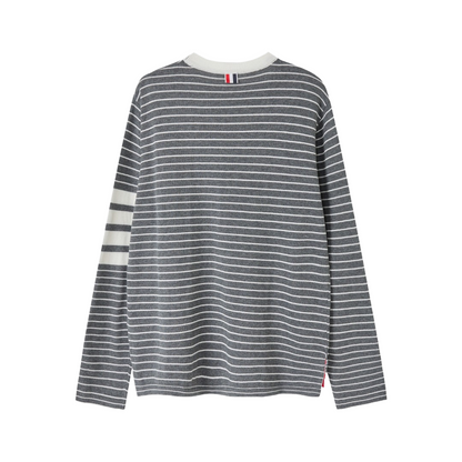 Chunky knit lapel sweater（副本） THOM TREND