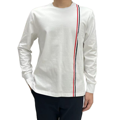 2025SS  vertical striped long-sleeved T-shirt THOM TREND