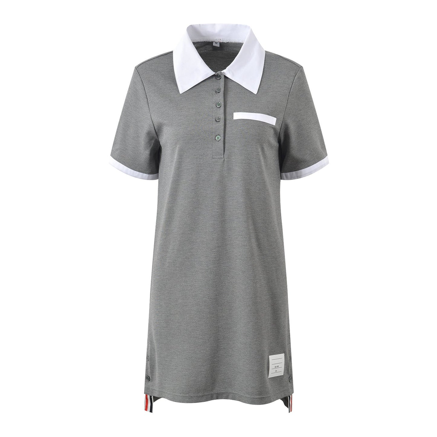 Contrast Collar Dress