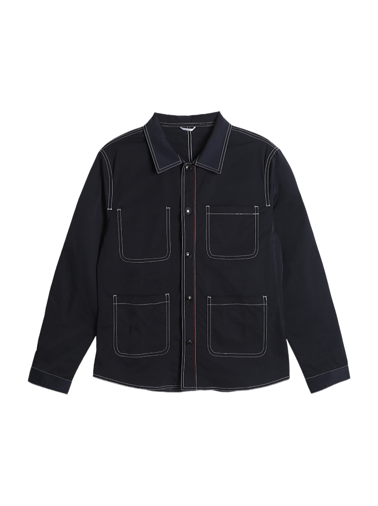 Men's gold button outer placket coat（副本） THOM TREND