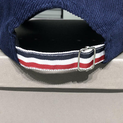 Corduroy sailboat embroidered baseball cap THOM TREND