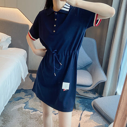 Mid-length Polo T-shirt dress