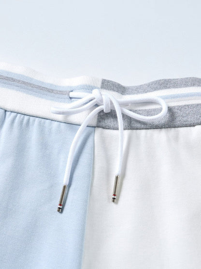 Unisex left and right colorblock T-shirt（副本） THOM TREND