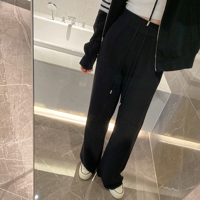 women's all-match wide-leg pants