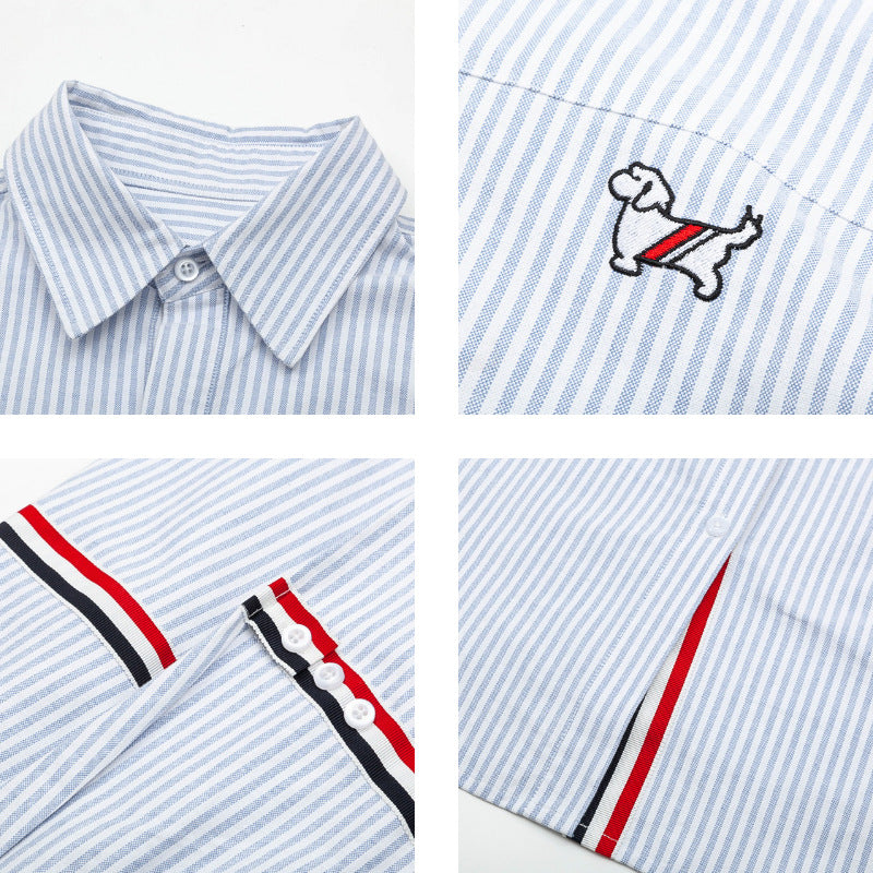 Unisex all-over embroidered shirt（副本） THOM TREND