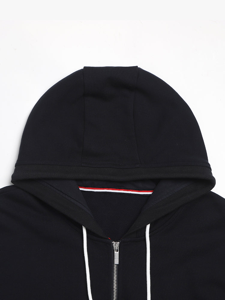 Colorblock Four-Bar Hoodie THOM TREND