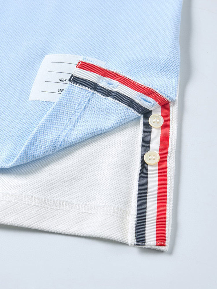 Unisex left and right colorblock T-shirt（副本） THOM TREND