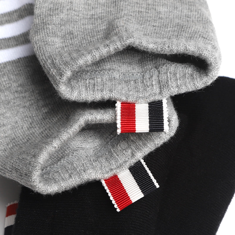 Four-bar striped boat socks THOM TREND