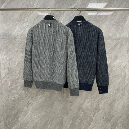 2025SS Snowflake Chunky Knit Cardigan THOM TREND