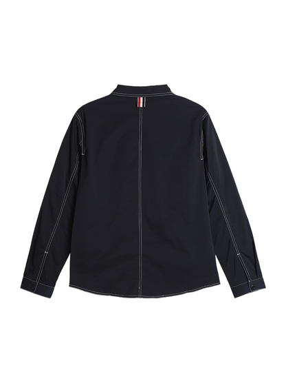 Men's gold button outer placket coat（副本） THOM TREND