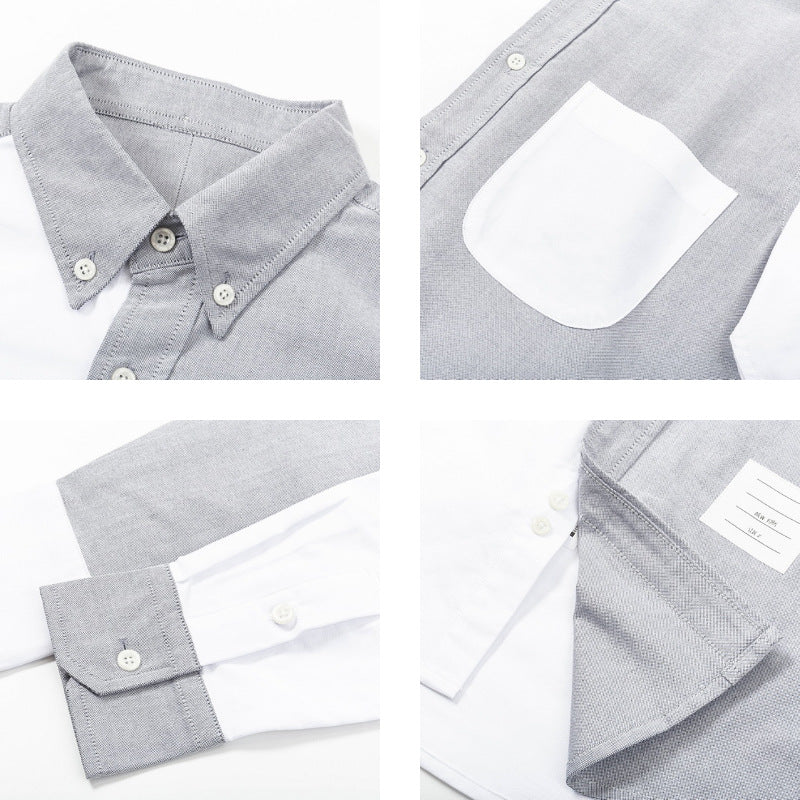 Puppy Print Back Slit Long Sleeve Shirt（副本） THOM TREND