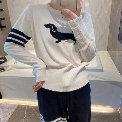 2025SS  Stickman Pullover Sweater（副本） THOM TREND