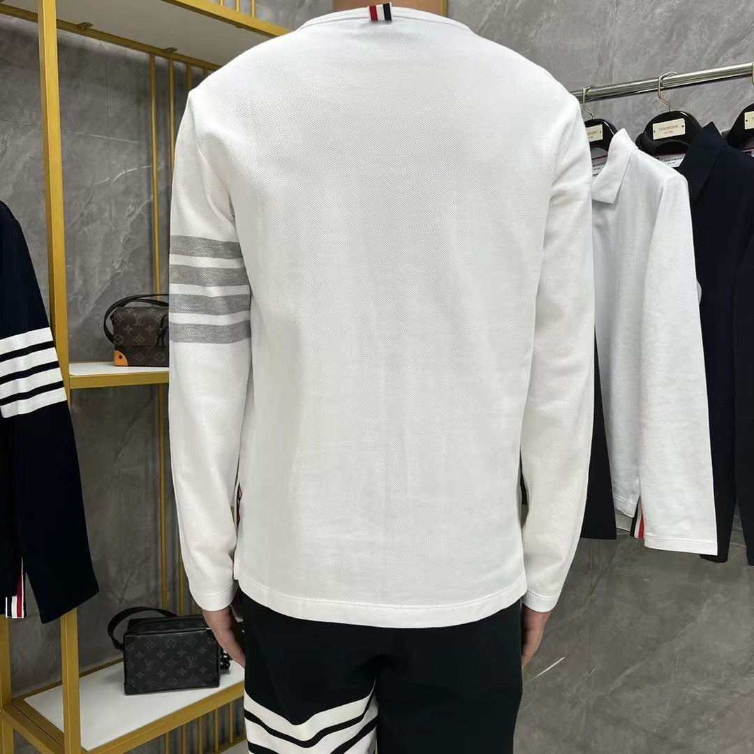 2025SS  Four-bar classic T-shirt THOM TREND