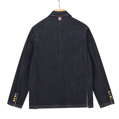 2025SS denim lapel jacket THOM TREND