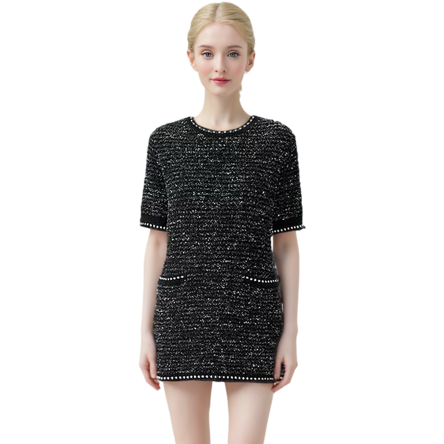 2025SS Women's Tweed Mini Dress THOM TREND