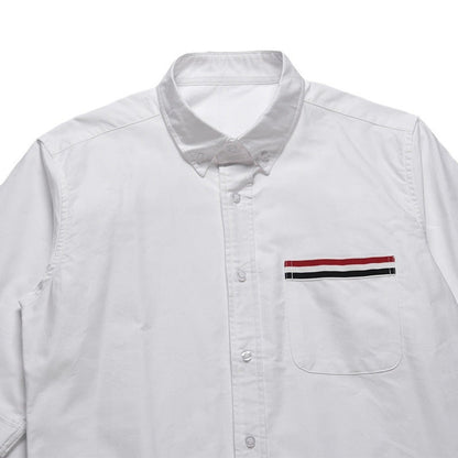 Men's white short sleeve shirt（复制） THOM TREND