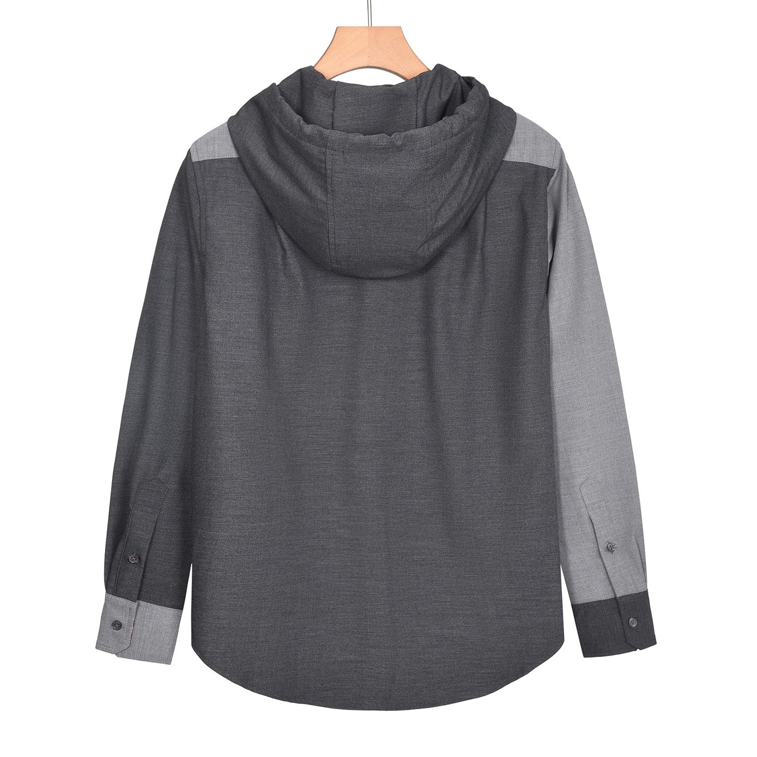 2025SS color-block hooded shirt THOM TREND