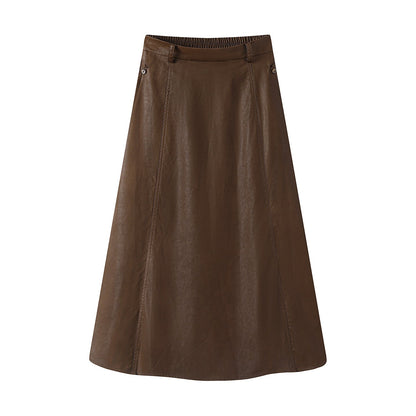 2025SS leather skirt THOM TREND