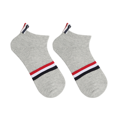 Horizontal striped cotton socks THOM TREND