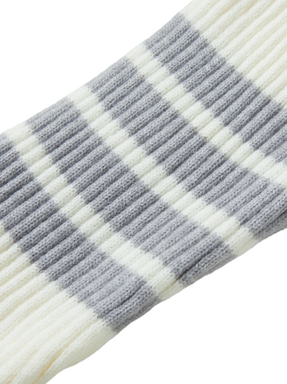 THOM Hooded down jacket with patchwork knitting THOM TREND