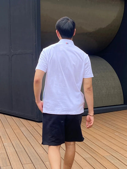 Unisex left and right colorblock T-shirt（副本） THOM TREND