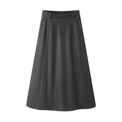 2025SS leather skirt THOM TREND
