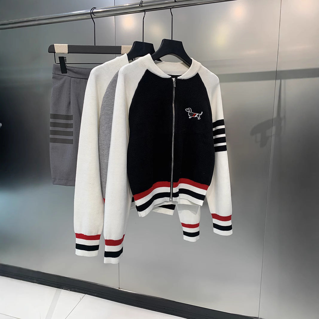 Sweatshirt baseball jacket