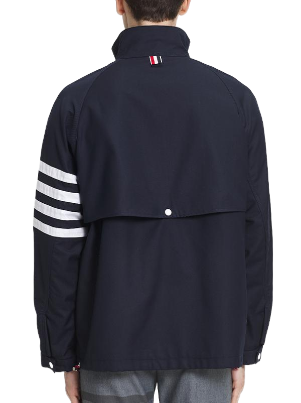 2025SS Men's double zipper stand collar jacket THOM TREND