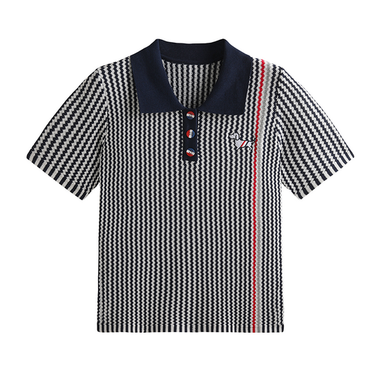2025SS  vertical striped short sleeves THOM TREND
