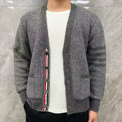2025SS Snowflake Chunky Knit Cardigan THOM TREND