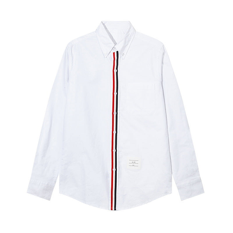 Red, White and Blue Wrap Ribbon Shirt（副本） THOM TREND