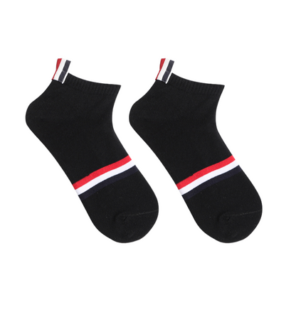Horizontal striped cotton socks THOM TREND