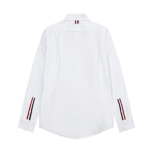 White shirt with webbing cuffs THOM TREND