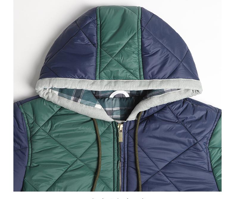 2025SS Women's Colorblock Hooded Jacket THOM TREND